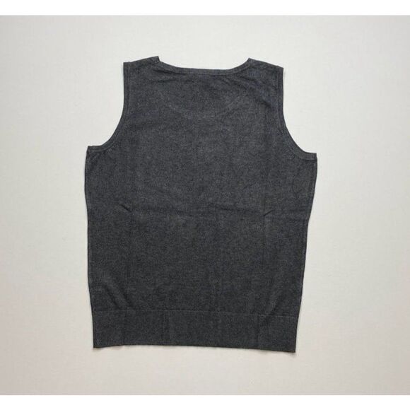 Charter Club Sweater Tank Top Medium Gray Women's Sleeveless Crewneck NEW - Picture 2 of 6